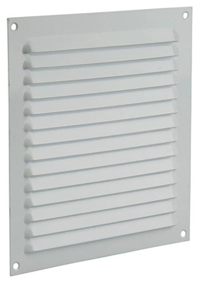 Renson 1015069 - Lamellengitter flach Aluminium weiß 200x200mm | 10 Stück