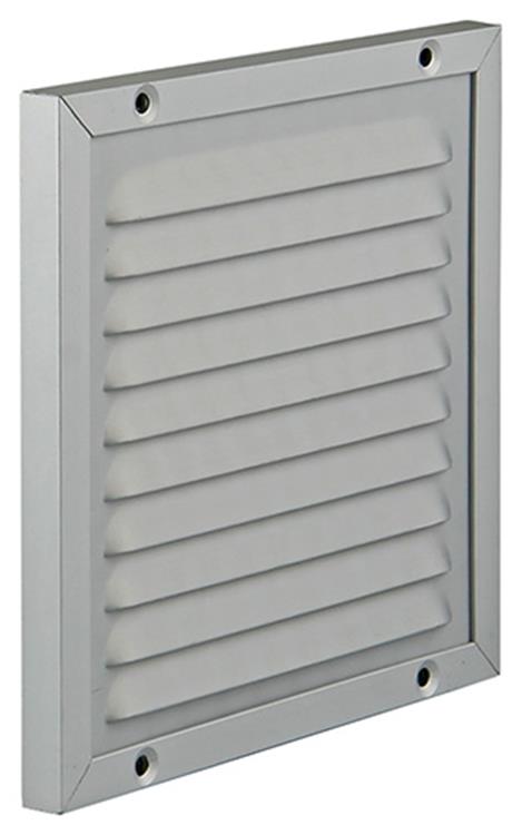 Renson 1006341 – Flügelgitter + Rahmen + Moskitonetz. Bau 437 f1 150x150mm | 2 Stk