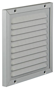 Renson 1006341 – Flügelgitter + Rahmen + Moskitonetz. Bau 437 f1 150x150mm | 2 Stk - afbeelding 1