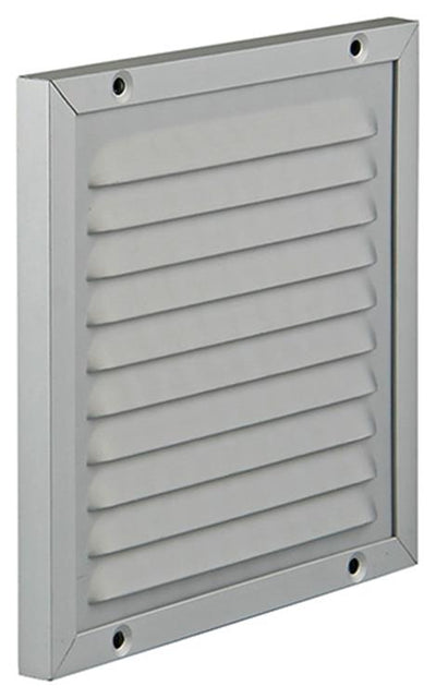 Renson 1006341 – Flügelgitter + Rahmen + Moskitonetz. Bau 437 f1 150x150mm | 2 Stk