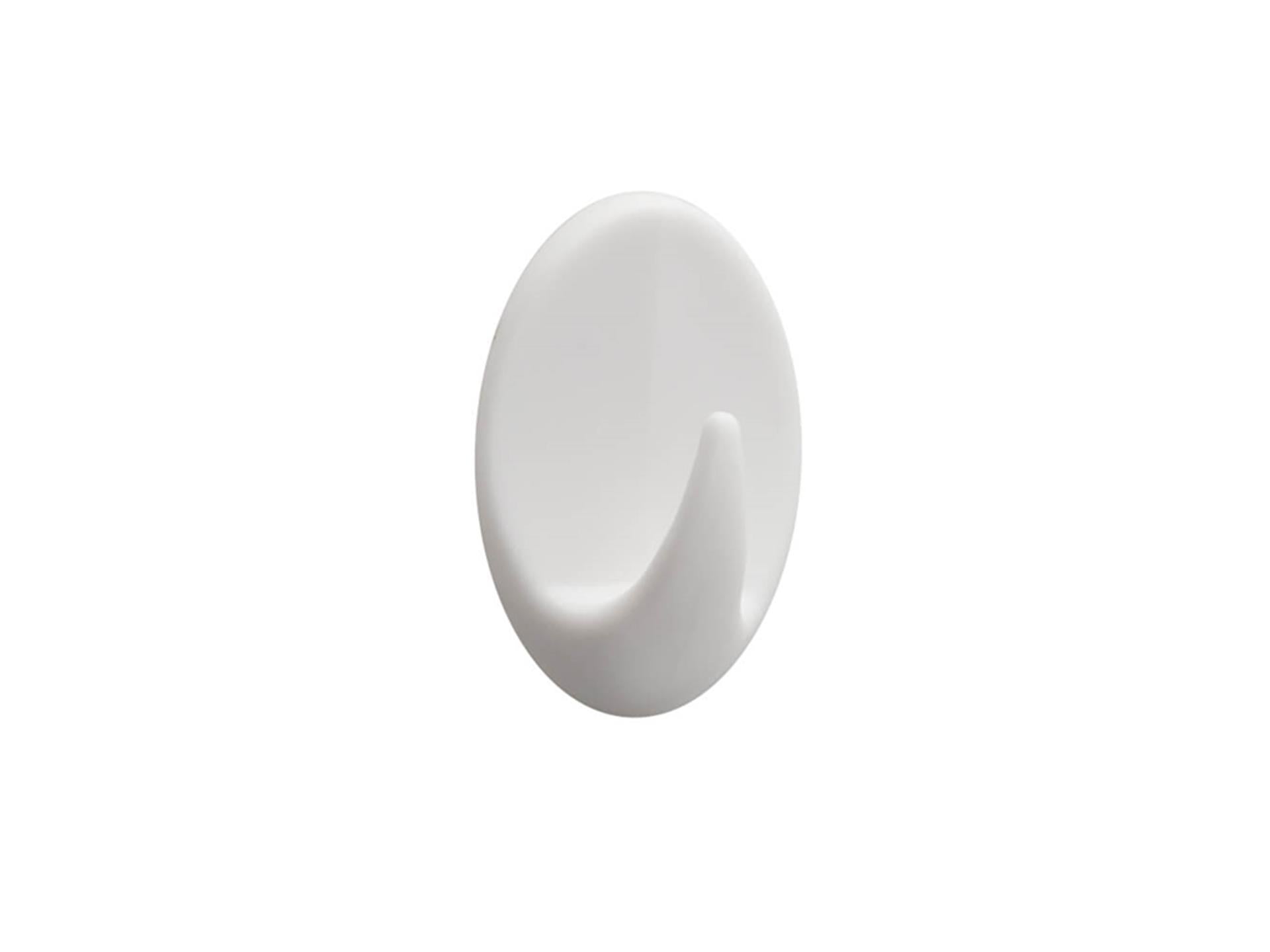 Tigerhaken oval s weiß 6 Stück