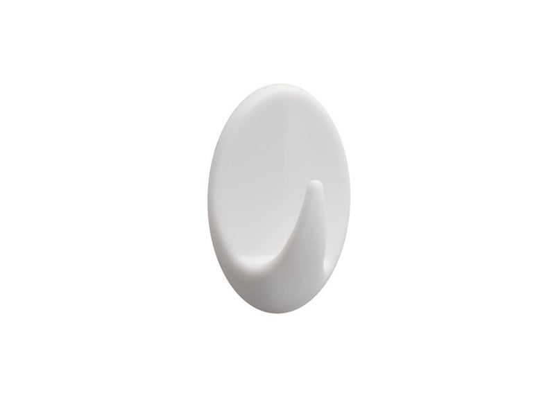 Tigerhaken oval s weiß 6 Stück