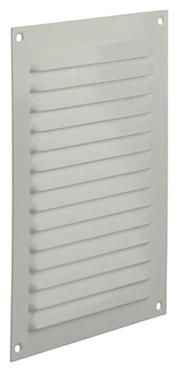 Renson 1006303 – Lamellengitter flach Aluminium RAL 9010 150 x 200 mm | 10 Stück