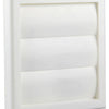 Renson 1006372 - Dunstabzugshaubengitter Aufputz 733 PVC RAL 9010 154x154mm | 2 Stk