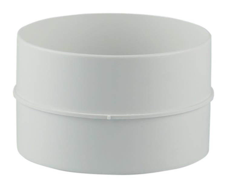 Renson 1006395 - PVC-Verbindungsstück 7006 weiß ø 100 | 4 Stück