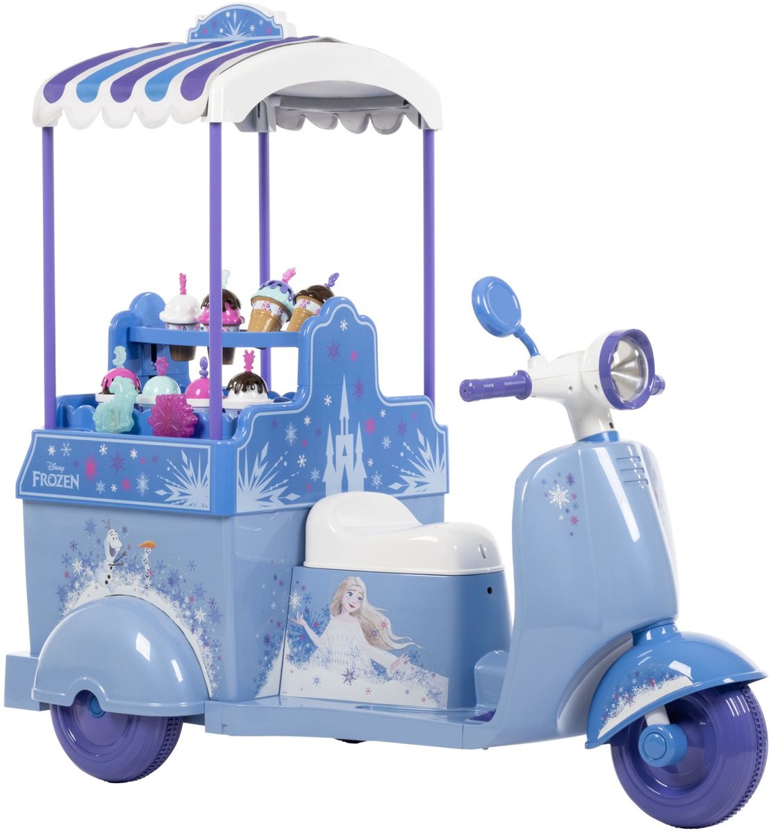 Disney Die Eikonigin Disney Frozen Eiswagen – elektrisches Aufsitzfahrzeug