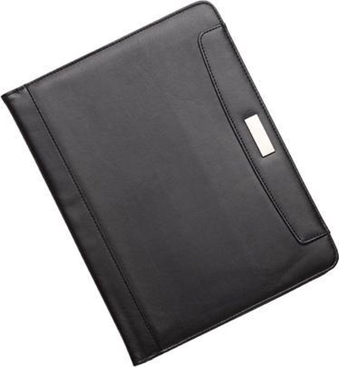 Alassio Schreibmappe - Mares - A4 - Kunstleder - Schwarz - Notizblock - Ju-96086