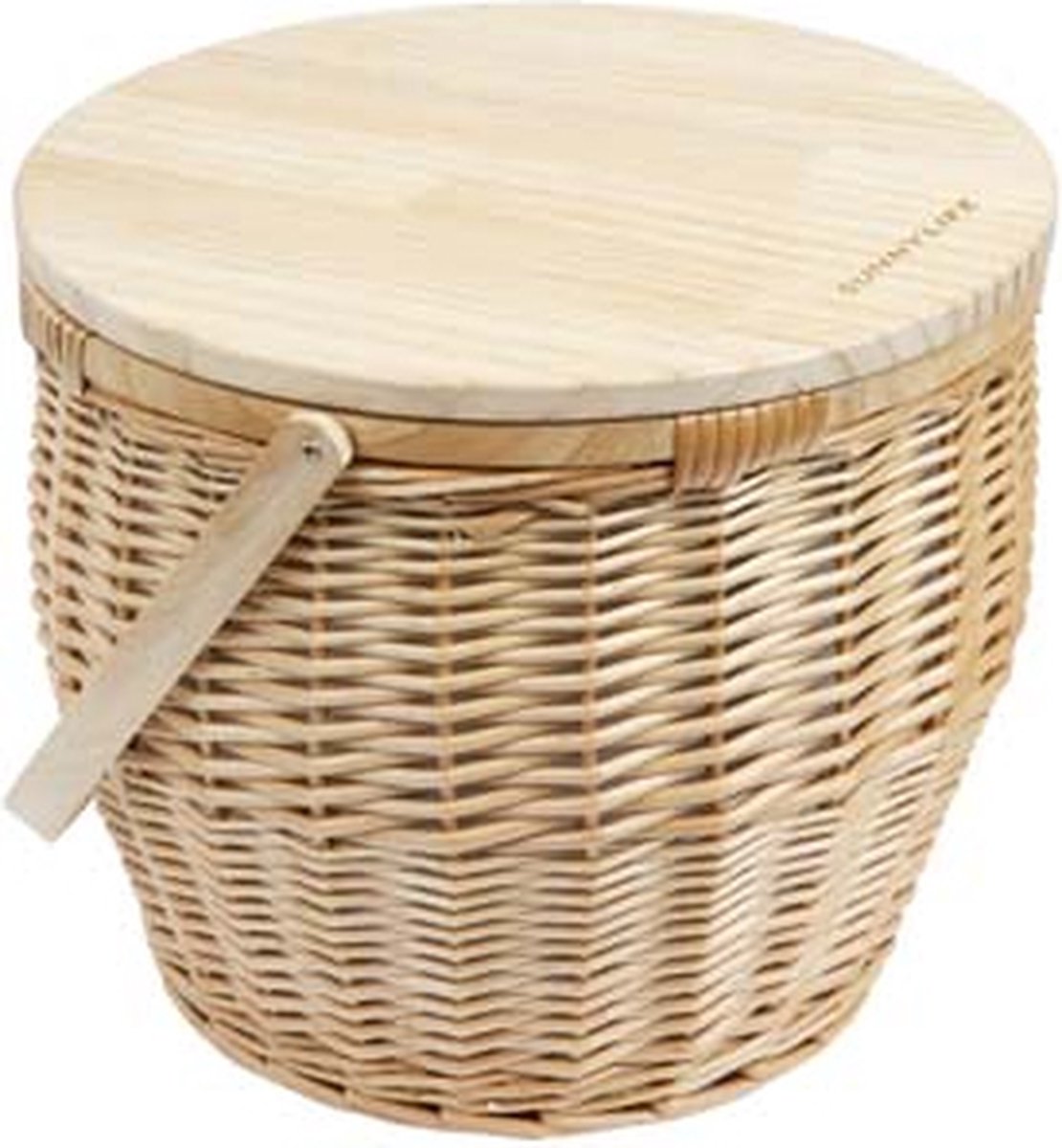 Sunnylife – runder Picknick-Kühlkorb für Picknicks