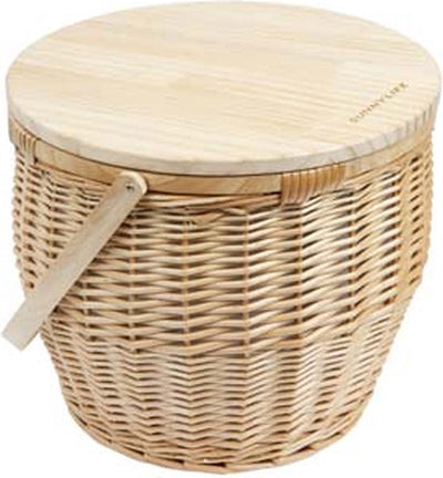Sunnylife – runder Picknick-Kühlkorb für Picknicks