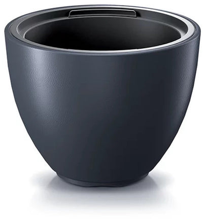 Prosperplast Pflanztopf Blumentopf Heos – Kunststoff – Anthrazit – T57 x H43 cm – mit Innentopf – Gartentöpfe