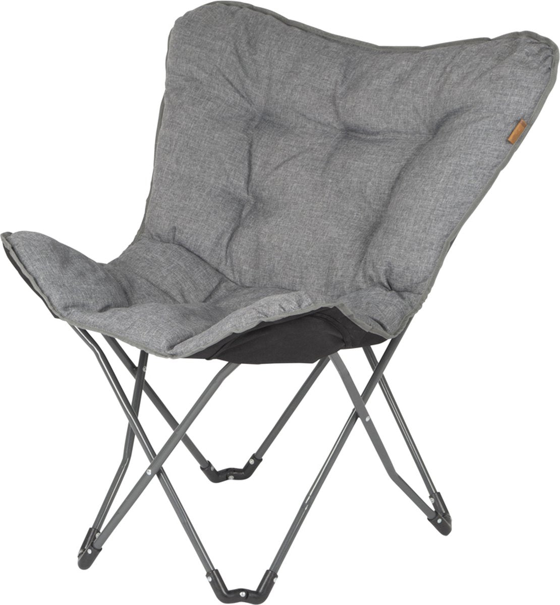 Bo-Camp – Urban Outdoor – Butterfly Chair – Redbridge – M – Oxford Polyester – Grau