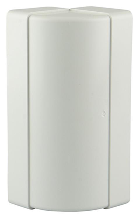 Renson 1006404 - PVC-Eckverbindung vert.90° 7015 weiß 204x60mm | 3 Stück