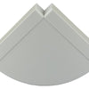 Renson 1006406 - PVC-Eckverbindung hor.90° 7016 weiß 204x60mm | 3 Stück
