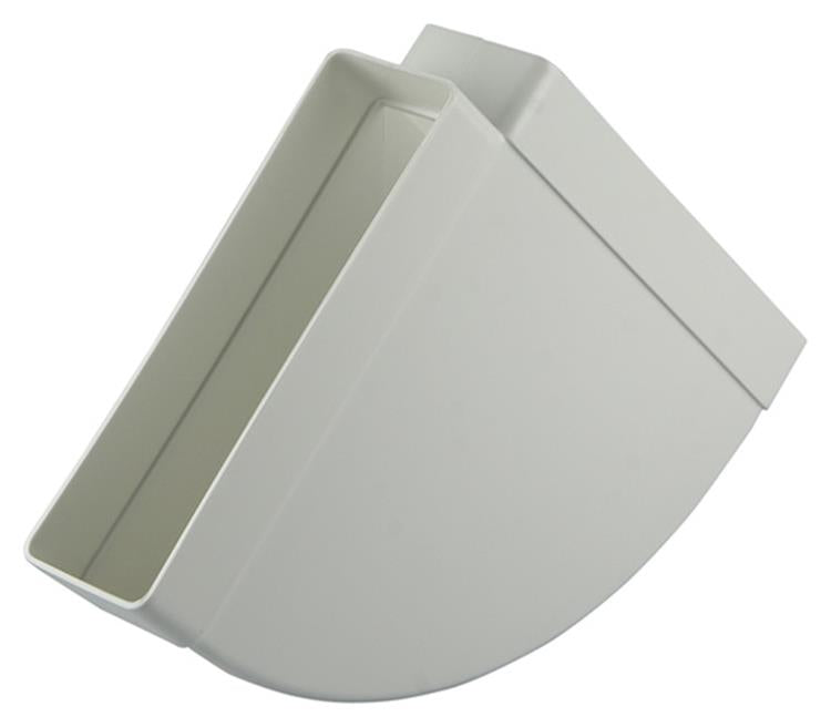Renson 1006406 - PVC-Eckverbindung hor.90° 7016 weiß 204x60mm | 3 Stück