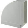 Renson 1006406 - PVC-Eckverbindung hor.90° 7016 weiß 204x60mm | 3 Stück