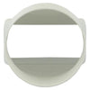 Renson 1006410 – PVC-Verbindungsstück rund rechts. 7021 weiß ø 100 | 2 Stk