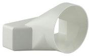 Renson 1006411 – PVC-Verbindungsstück rund rechts. 7021 weiß ø 125mm | 2 Stk - afbeelding 4