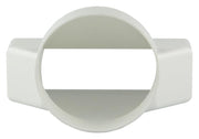 Renson 1006411 – PVC-Verbindungsstück rund rechts. 7021 weiß ø 125mm | 2 Stk - afbeelding 6