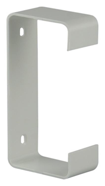 Renson 1006412 – Set mit 2 PVC-Montagehalterungen 7023 weiß 110 x 55 mm | 5 Stück