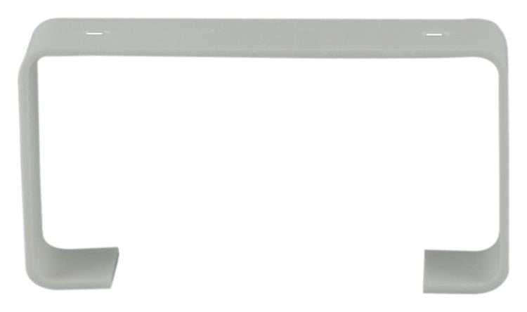 Renson 1006412 – Set mit 2 PVC-Montagehalterungen 7023 weiß 110 x 55 mm | 5 Stück