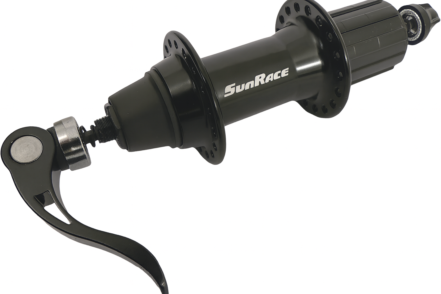 Sunrace Hinterradnabe 8 Gang HBM53 – 36 Löcher – 135 mm – Schnellspanner – Schwarz