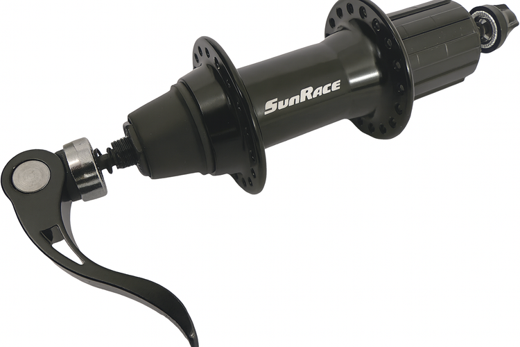 Sunrace Hinterradnabe 8 Gang HBM53 – 36 Löcher – 135 mm – Schnellspanner – Schwarz