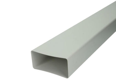 Renson 1006424 - PVC-Rohrstück 1m 7028 weiß 110x55mm | 4 Stück