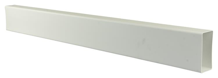 Renson 1006424 - PVC-Rohrstück 1m 7028 weiß 110x55mm | 4 Stück