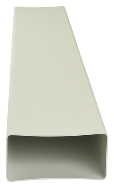 Renson 1006424 - PVC-Rohrstück 1m 7028 weiß 110x55mm | 4 Stück