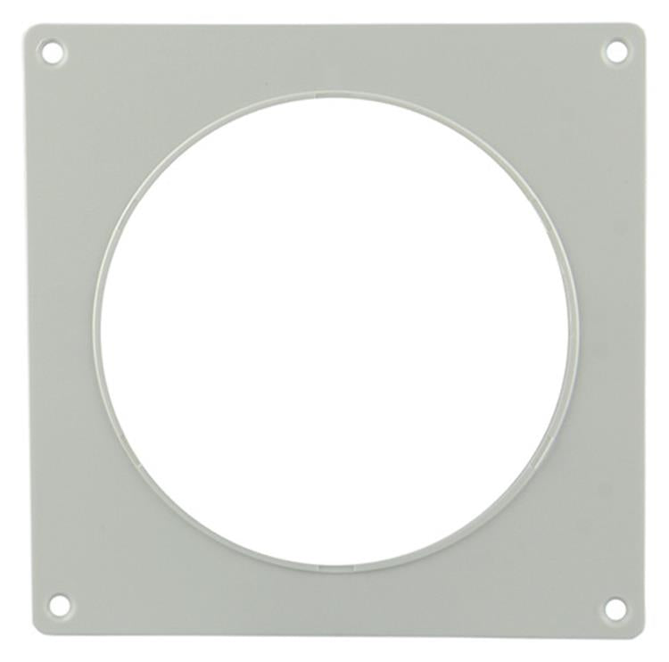 Renson 1006426 – Set mit 2 PVC-Abdeckplatten 7031 weiß ø 100 | 5 Stück