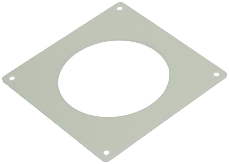 Renson 1006426 – Set mit 2 PVC-Abdeckplatten 7031 weiß ø 100 | 5 Stück
