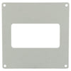 Renson 1006429 – Set mit 2 PVC-Abdeckplatten 7032 weiß 110 x 55 mm | 5 Stück