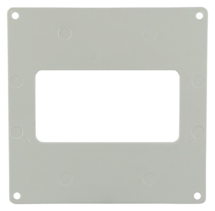 Renson 1006429 – Set mit 2 PVC-Abdeckplatten 7032 weiß 110 x 55 mm | 5 Stück