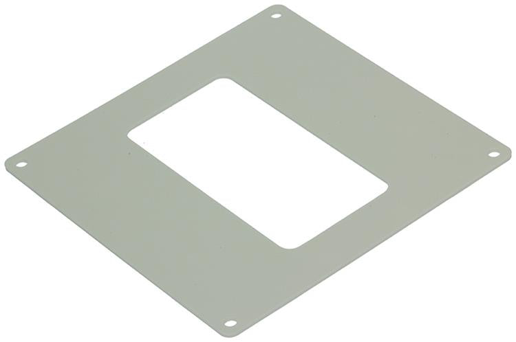Renson 1006429 – Set mit 2 PVC-Abdeckplatten 7032 weiß 110 x 55 mm | 5 Stück