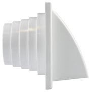 Renson 1006383 – Dunstabzugshaubengitter, 1 Klappe, 741 Durchmesser, PVC, Ral 9010, ø100–130 | 2 Stk - afbeelding 2