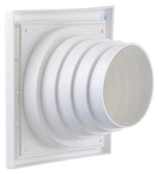 Renson 1006385 – Dunstabzugshaubengitter, 4 Klappen, 742 Durchmesser, PVC, Ral 9010, ø100–130 | 2 Stk - afbeelding 2