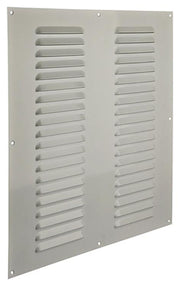 Renson 1006319 – Lamellengitter flach Aluminium Ral 9010 400 x 400 mm | 5 Stück - afbeelding 1