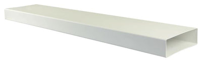 Renson 1006425 - PVC-Rohrstück 1m 7028 weiß 204x60mm | 4 Stück