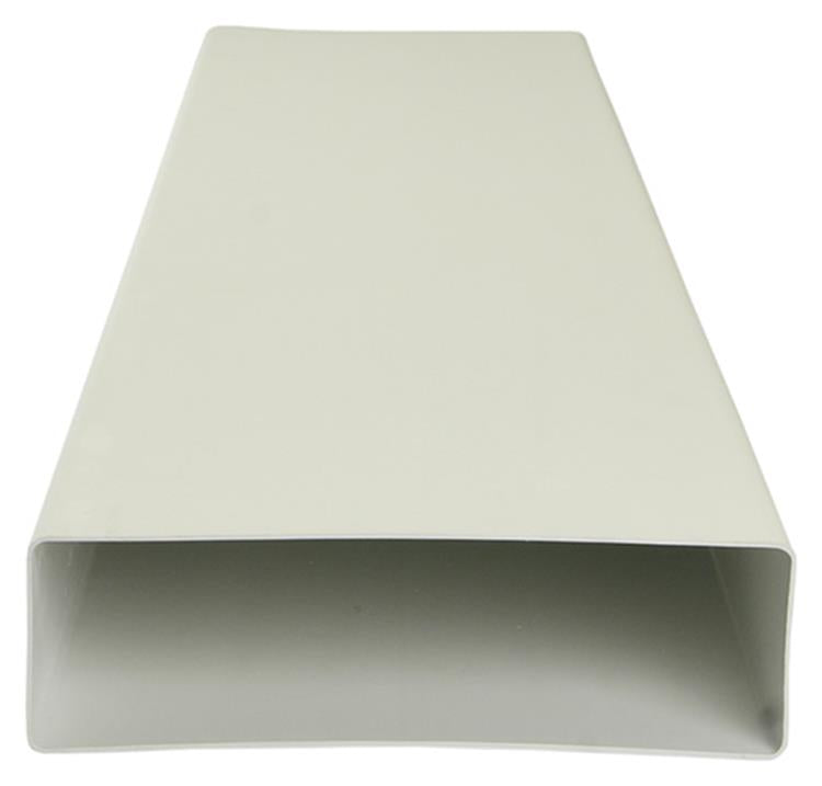 Renson 1006425 - PVC-Rohrstück 1m 7028 weiß 204x60mm | 4 Stück