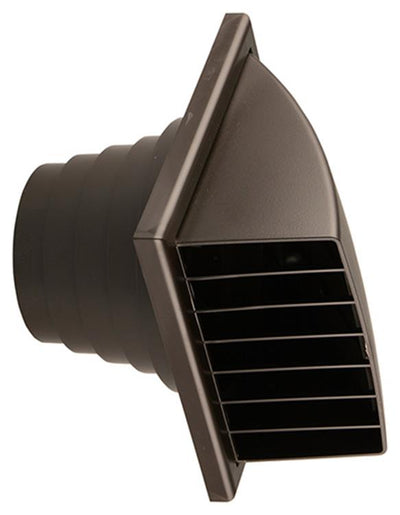 Renson 1006384 – Dunstabzugshaubengitter 1 Klappe 741 Durchmesser PVC Ral 8019 ø100-130 | 2 Stk