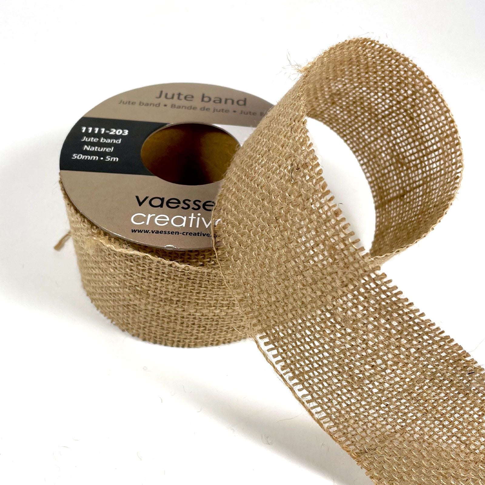 Vaessen creative • Juteband natur 50mmx5m