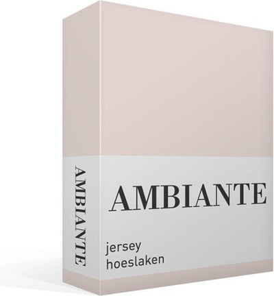 Ambiante Jersey – Spannbettlaken – 90 x 200 210 – Sand