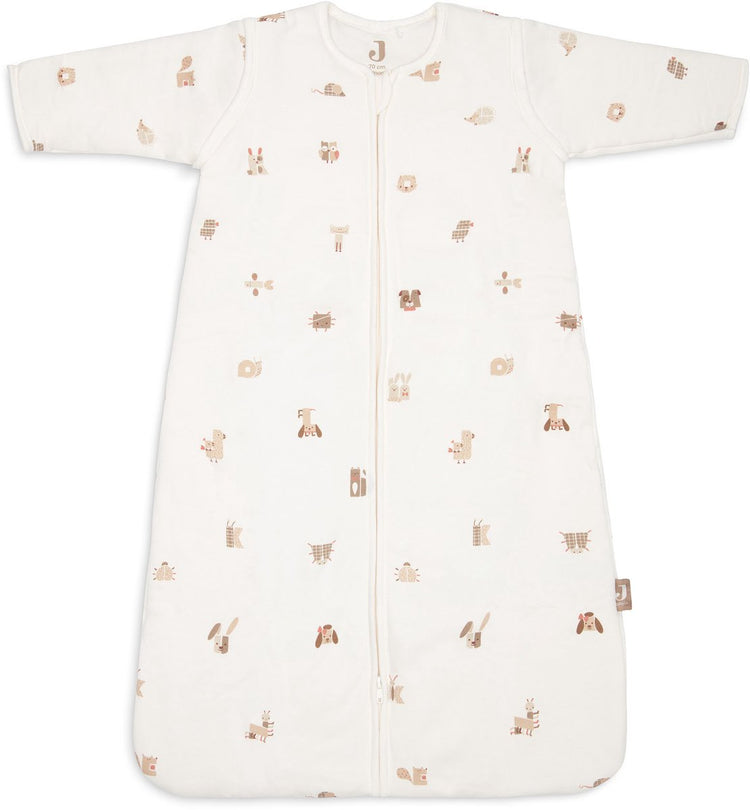 Jollein Babyschlafsack mit abnehmbarem Ärmel 70 cm – Tierfreunde