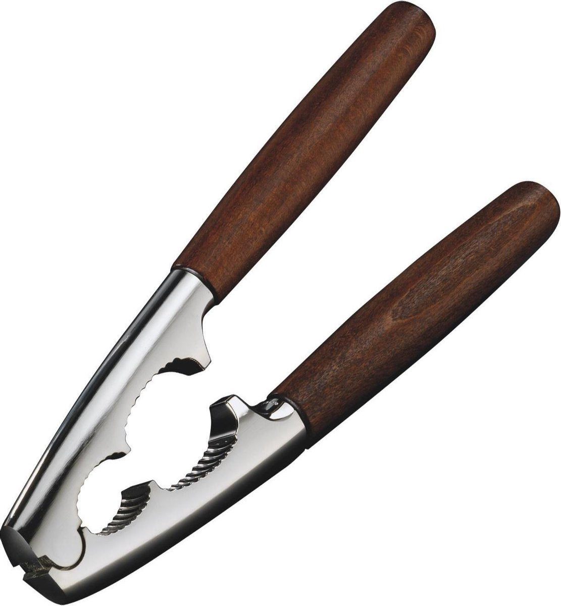 Westmark Nussknacker, Monopol-Edition, mit Holzgriffen, Länge: 18,1 cm, Zinkdruckguss, estetico, silberbraun, 16803311