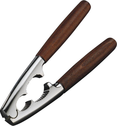 Westmark Nussknacker, Monopol-Edition, mit Holzgriffen, Länge: 18,1 cm, Zinkdruckguss, estetico, silberbraun, 16803311