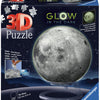 Ravensburger 3D -Puzzle -Ball Maan glüht im Dunkeln, 72.