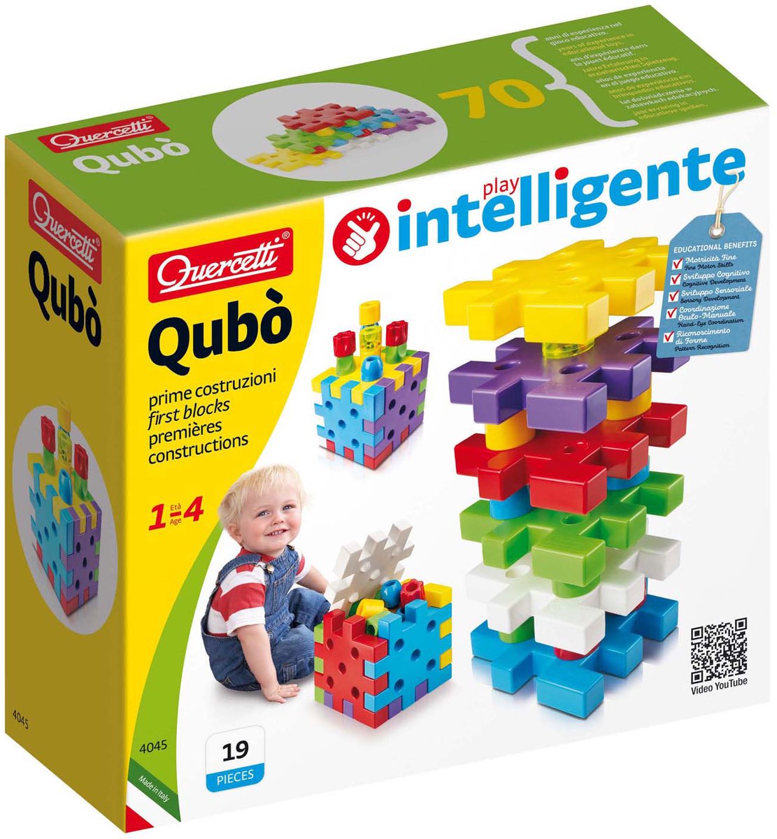 Quercetti Qubo erste Blöcke