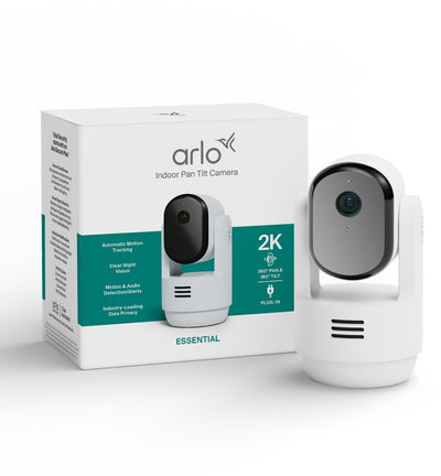 Arlo essential3 2k PTZ-Überwachungskamera für den Innenbereich – 1 IP-Kamera