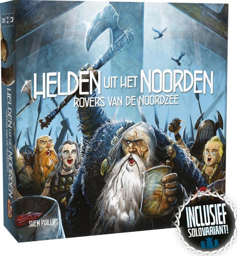Weiße Koboldspiele – Räuber der Nordsee: Helden aus dem Norden – Expertenspiel – 1 bis 6 Spieler – 90 Minuten – ab 12 Jahren