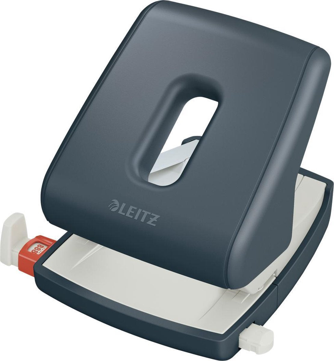 Leitz Cozy Hole Punch 2-Loch – stanzt bis zu 30 Blatt – ideal für Home-Office und Heimarbeit – Samtgrau